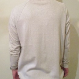 High-necked cut and sewn