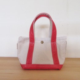 Leather Tote (RED )