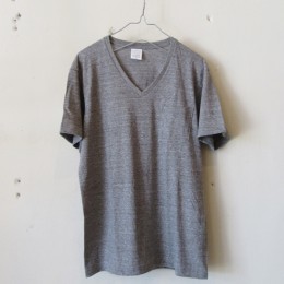 US Cotton V-Neck T-Shirt S/S (GREY TOP)