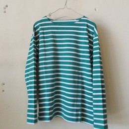 バスクシャツ (green ｘ white)
