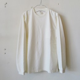 Pocket L/S T-Shirt (Ivory)
