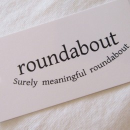 　roundabout　