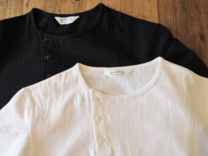 S/S Henley neck T-Shirt