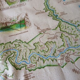 「グランドキャニオン国立公園」のマップになってます。