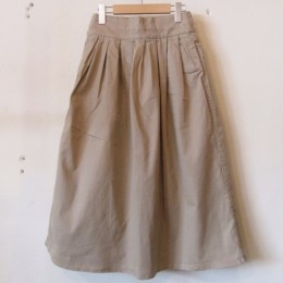 LADIES` Tucked Skirt (BEG)