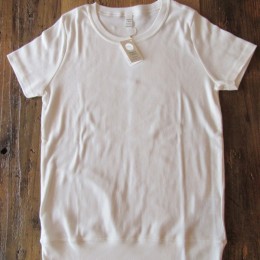 フライス無地Tシャツ (off white)