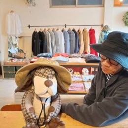 モデル：BOONIE？店主 / NAVY着用